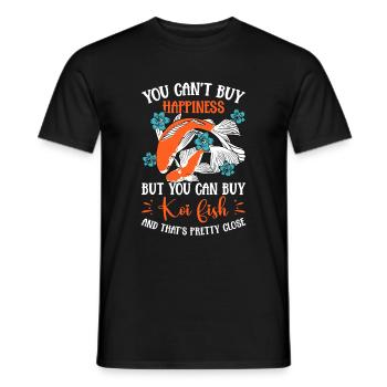 Koi-Fisch Japanisch - Männer T-Shirt - Schwarz - Vorne - AI Model Male 178 light (178cm)