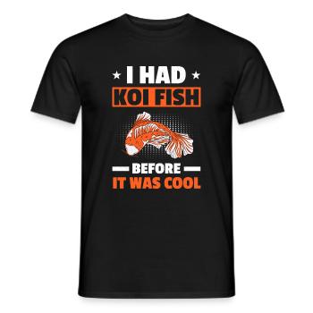 Koi-Fisch Japanisch - Männer T-Shirt - Schwarz - Vorne - AI Model Male 178 light (178cm)