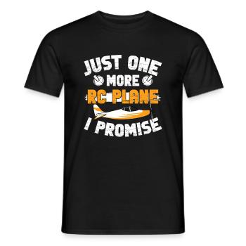 RC Airplane RC Airplane - Men's T-Shirt - black - Front - AI Model Male 178 light (178cm)