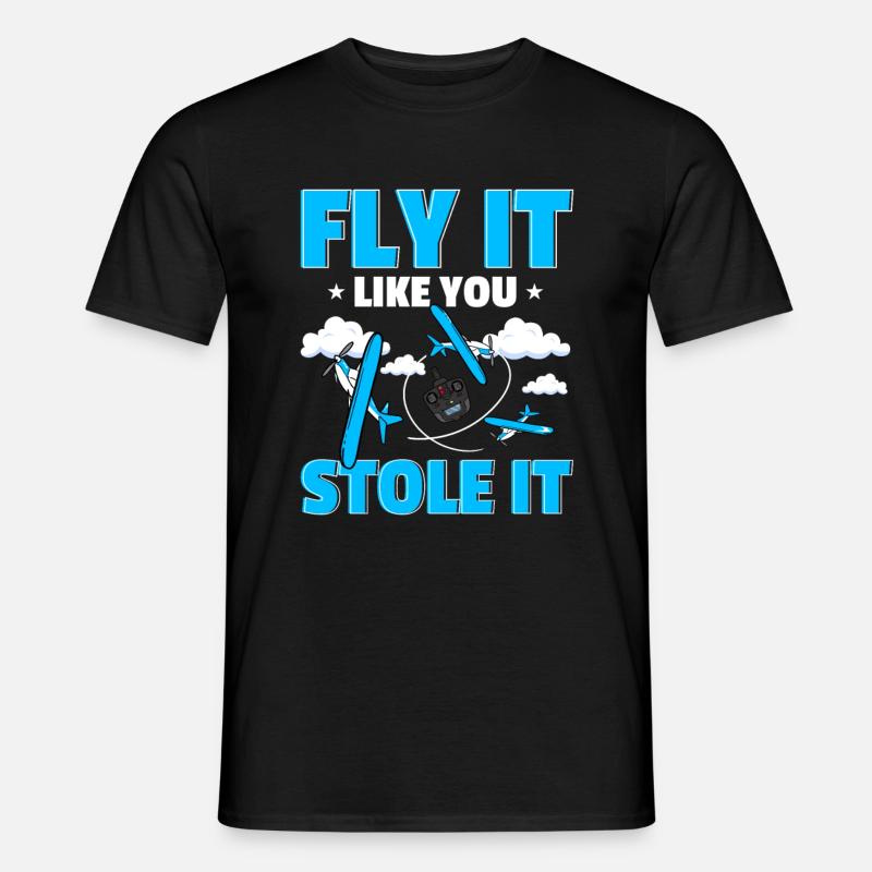 RC-Flugzeug RC-Flugzeug - Männer T-Shirt - Schwarz