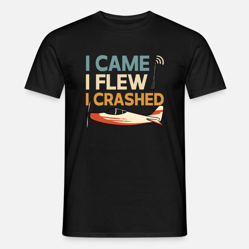 RC-Flugzeug RC-Flugzeug - Männer T-Shirt - Schwarz