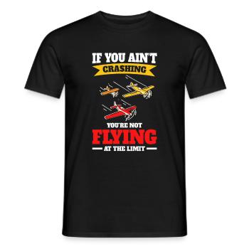 RC Airplane RC Airplane - Men's T-Shirt - black - Front - AI Model Male 178 light (178cm)