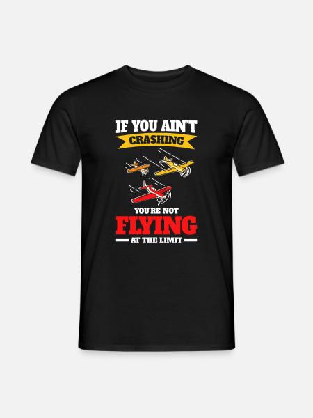 RC-Flugzeug RC-Flugzeug - Männer T-Shirt - Schwarz