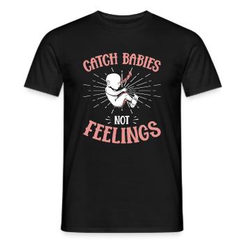Doula infirmière sage-femme - T-shirt homme - noir - Devant - AI Model Male 178 light (178cm)