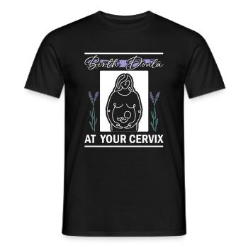 Doula Nurse Midwife - Men's T-Shirt - black - Front - AI Model Male 178 light (178cm)