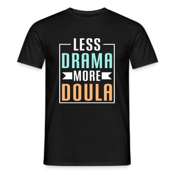 Doula Nurse Midwife - Men's T-Shirt - black - Front - AI Model Male 178 light (178cm)
