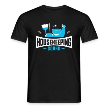 Week of Appreciation for Housekeeping - Men's T-Shirt - black - Front - AI Model Male 178 light (178cm)