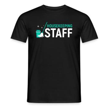 Week of Appreciation for Housekeeping - Men's T-Shirt - black - Front - AI Model Male 178 light (178cm)