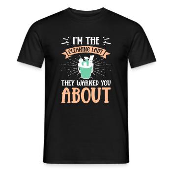 Semaine d’appréciation pour l’entretien ménager - T-shirt homme - noir - Devant - AI Model Male 178 light (178cm)