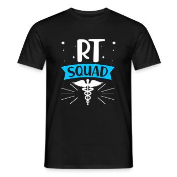 Respiratory Therapist Respiratory Therapy - Men's T-Shirt - black - Front - AI Model Male 178 light (178cm)