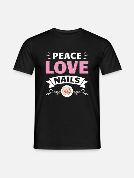 Nail Tech Manicure Nail Technician - Men's T-Shirt - black