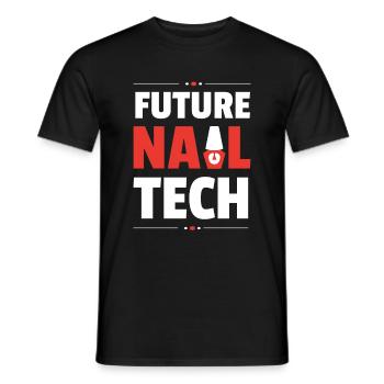 Nail Tech Maniküre Nail Technikerin - Männer T-Shirt - Schwarz - Vorne - AI Model Male 178 light (178cm)