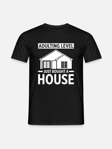 Neuer Hauseigentümer Hauseigentümer - Männer T-Shirt - Schwarz
