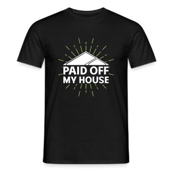 New Homeowner Homeowner Homeowner - Men's T-Shirt - black - Front - AI Model Male 178 light (178cm)