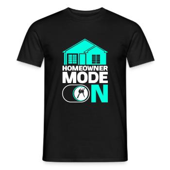 New Homeowner Homeowner Homeowner - Men's T-Shirt - black - Front - AI Model Male 178 light (178cm)
