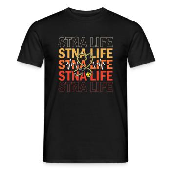 STNA Certified Nursing Assistant - Men's T-Shirt - black - Front - AI Model Male 178 light (178cm)