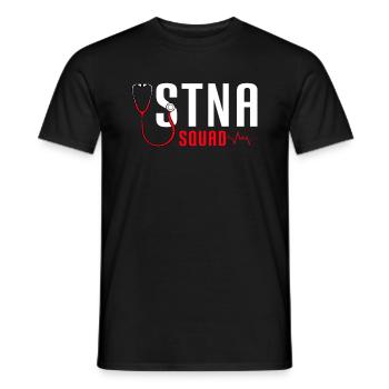 STNA Certified Nursing Assistant - Men's T-Shirt - black - Front - AI Model Male 178 light (178cm)