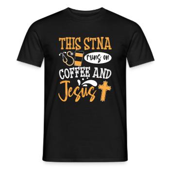 STNA Certified Nursing Assistant - Men's T-Shirt - black - Front - AI Model Male 178 light (178cm)