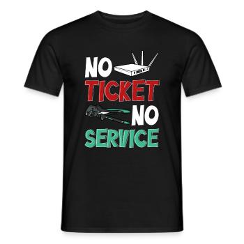 Amministratore di rete Amministratore di sistema Rete - T-shirt uomo - nero - Fronte - AI Model Male 178 light (178cm)
