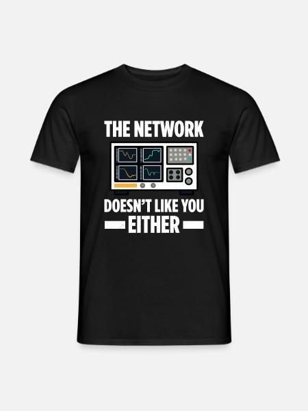 Netzwerkadministrator Systemadministrator Netzwerk - Männer T-Shirt - Schwarz
