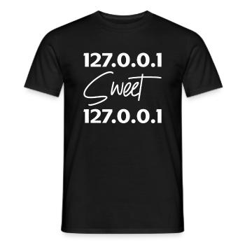 Amministratore di rete Amministratore di sistema Rete - T-shirt uomo - nero - Fronte - AI Model Male 178 light (178cm)