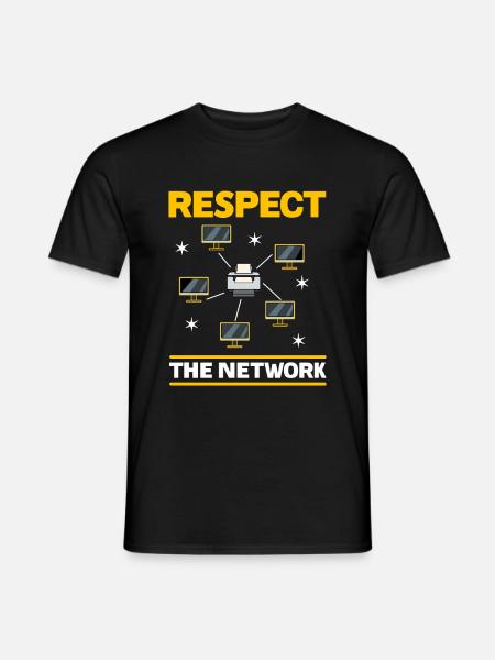 Administrateur réseau Administrateur système Réseau - T-shirt homme - noir