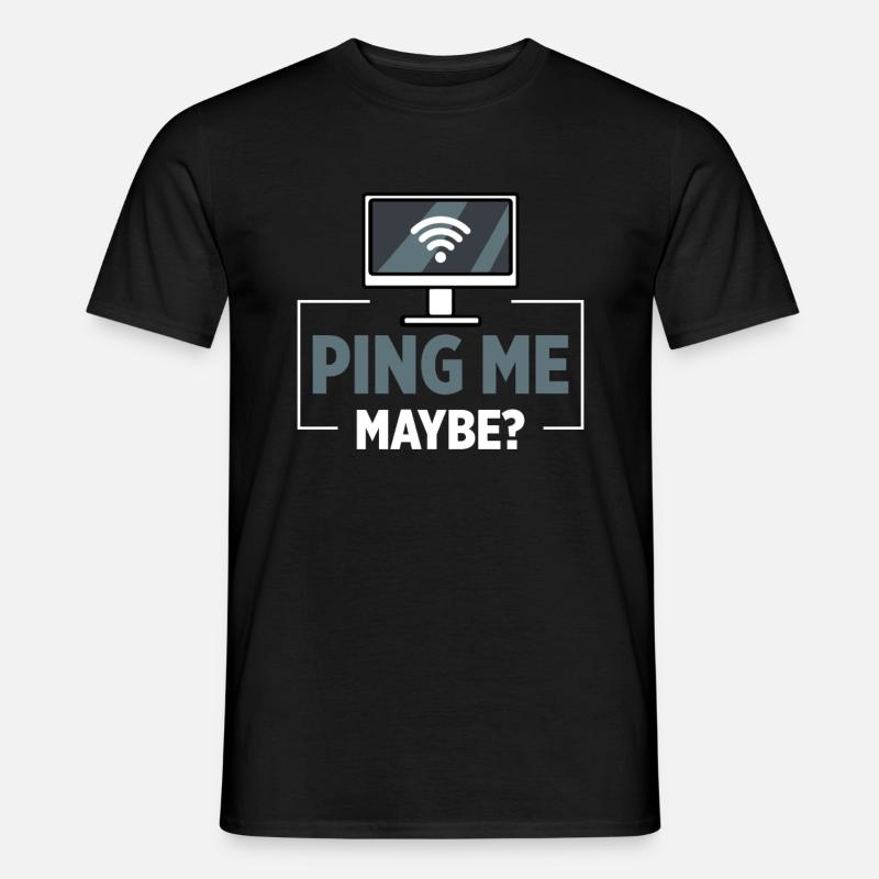 Netzwerkadministrator Systemadministrator Netzwerk - Männer T-Shirt - Schwarz