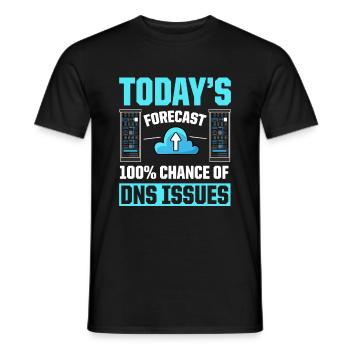 Amministratore di rete Amministratore di sistema Rete - T-shirt uomo - nero - Fronte - AI Model Male 178 light (178cm)