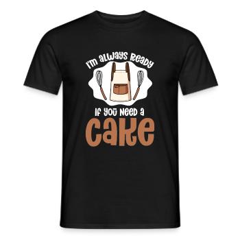 Cake Artist Cake Decorator Cake Decorator B - T-shirt homme - noir - Devant - AI Model Male 178 light (178cm)