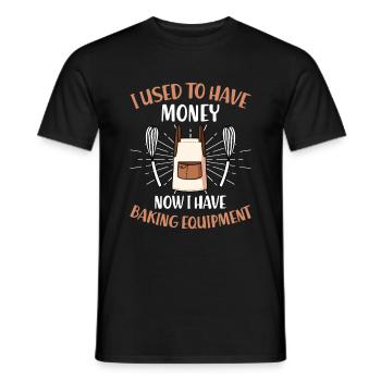 Cake Artist Cake Decorator Cake Decorator B - Men's T-Shirt - black - Front - AI Model Male 178 light (178cm)