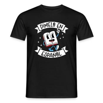 Spanish Teacher Maestra Bilingual Teacher - Men's T-Shirt - black - Front - AI Model Male 178 light (178cm)