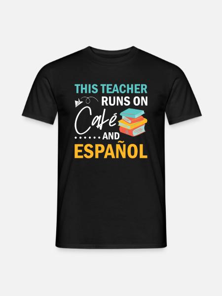 Spanish Teacher Maestra Bilingual Teacher - Men's T-Shirt - black