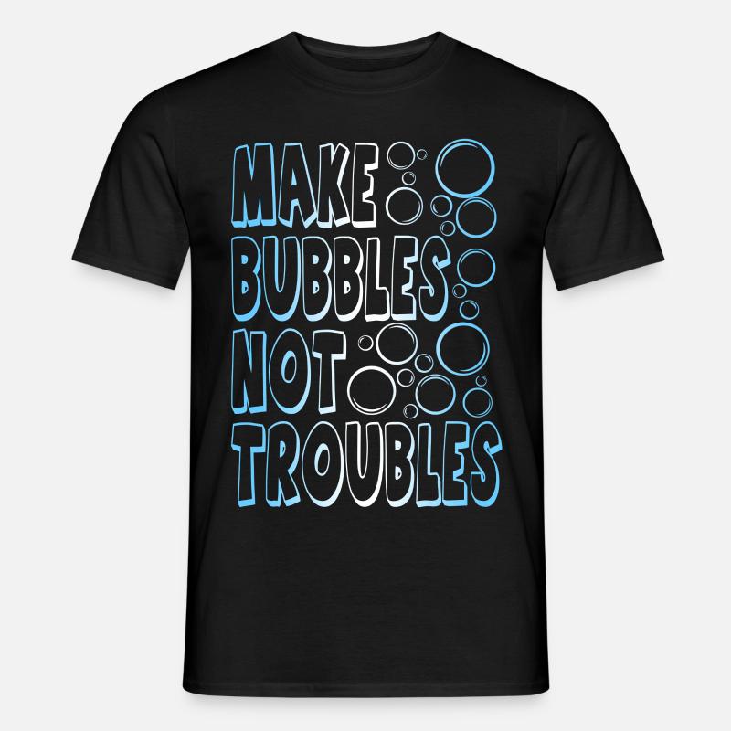 Bubbles001 - Men's T-Shirt - black