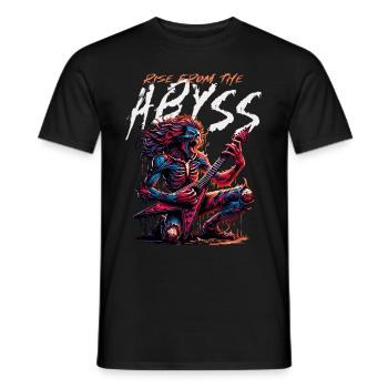 RISE FROM THE ABYSS - Men's T-Shirt - black - Front - AI Model Male 178 light (178cm)