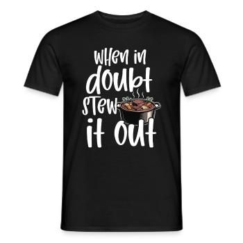 Nourriture drôle de Thanksgiving -fans Meme - T-shirt homme - noir - Devant - AI Model Male 178 light (178cm)