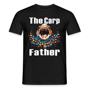 Angling Catch Fish carp fish Karpfen - Männer T-Shirt - Schwarz - Vorne - AI Model Male 178 light (178cm)