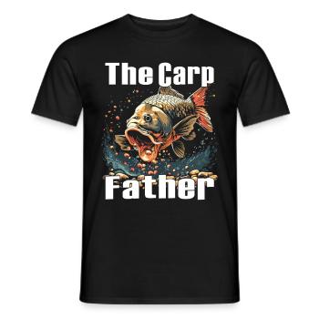 Angling Catch Fish carp fish Karpfen - Männer T-Shirt - Schwarz - Vorne - AI Model Male 178 light (178cm)