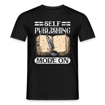 Écrivain Auteur de romans - T-shirt homme - noir - Devant - AI Model Male 178 light (178cm)