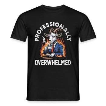 Undiagnosed, but something - Men's T-Shirt - black - Front - AI Model Male 178 light (178cm)