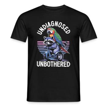 Undiagnosed, but something - Men's T-Shirt - black - Front - AI Model Male 178 light (178cm)