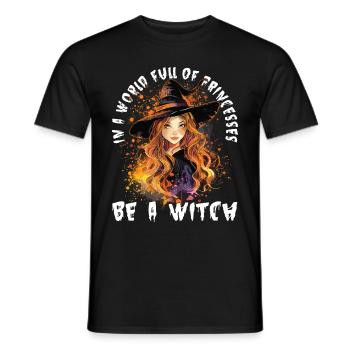 Gruselige Pin-up-hexe Halloween - Männer T-Shirt - Schwarz - Vorne - AI Model Male 178 light (178cm)