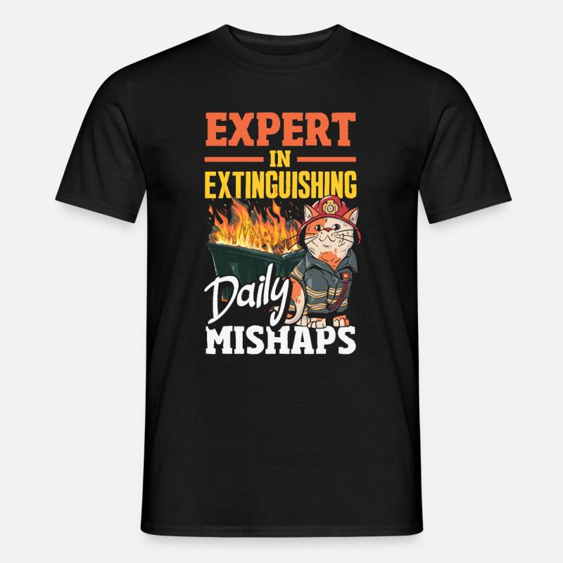 Dumpster Fire Response Team Leader - Men's T-Shirt - black