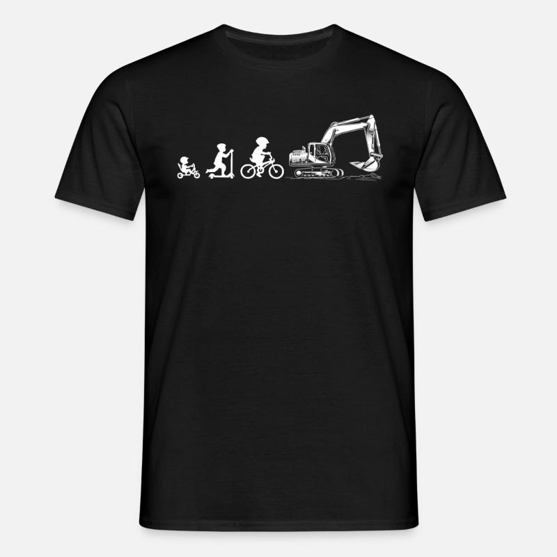 Evolution Amateurs de pelles - T-shirt Homme - noir