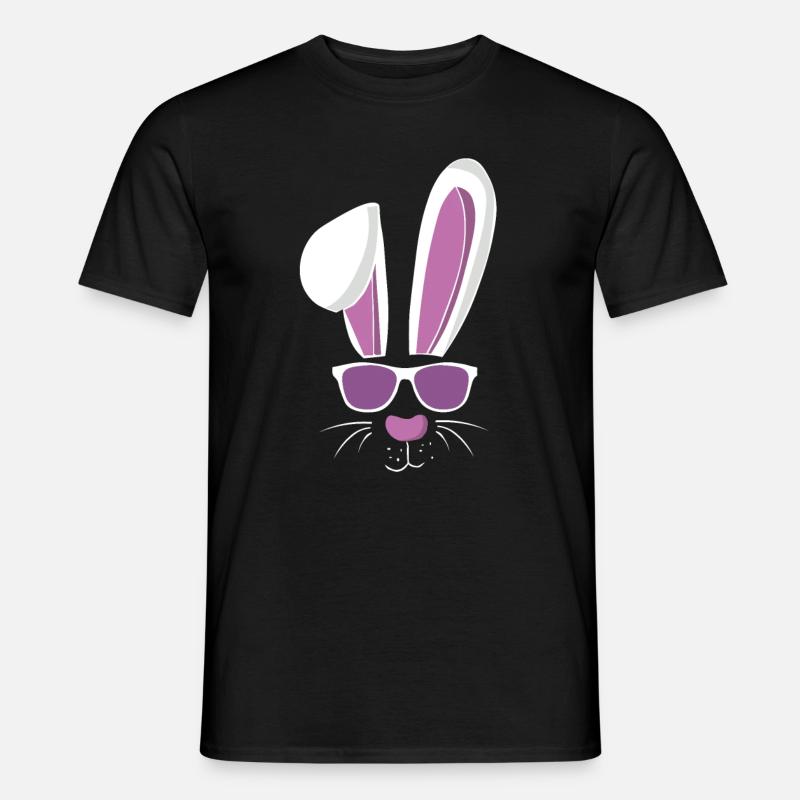 Cool ski and Easter - Men's T-shirt - black