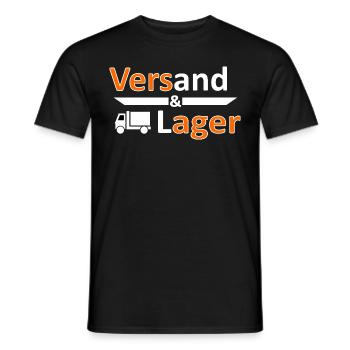 Versand und Lager - Versager-Arbeit Humor Vers.3 - Männer T-Shirt - Schwarz - Vorne - AI Model Male 178 light (178cm)
