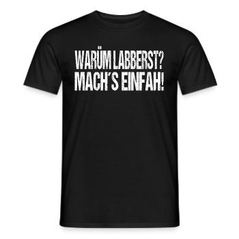 Ossi - DDR - Osten Sächsisch Geschenk - Männer T-Shirt - Schwarz - Vorne - AI Model Male 178 light (178cm)