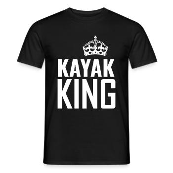 kayak - T-shirt homme - noir - Devant - AI Model Male 178 light (178cm)