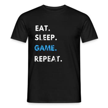 Jeux - T-shirt homme - noir - Devant - AI Model Male 178 light (178cm)