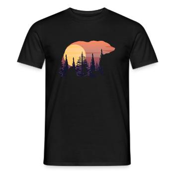 porter - T-shirt homme - noir - Devant - AI Model Male 178 light (178cm)