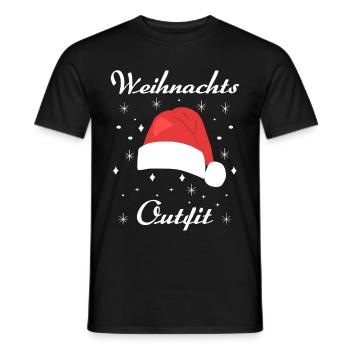 Weihnachten 2022 Lustiges Familien Outfit - Männer T-Shirt - Schwarz - Vorne - AI Model Male 178 light (178cm)